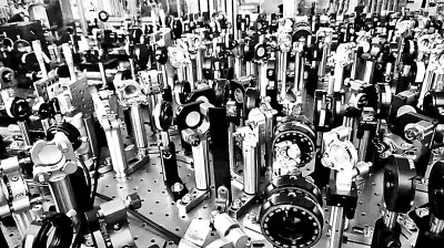 量子計算原型機(jī)“九章三號”實驗裝置示意圖(部分)。圖片由中國科學(xué)技術(shù)大學(xué)提供